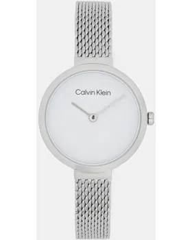 Γυναικείο ρολόι Calvin Klein Minimalistic T-Bar 25200082, Ασημί καντράν, Μπρασελέ από Ανοξείδωτο ατσάλι