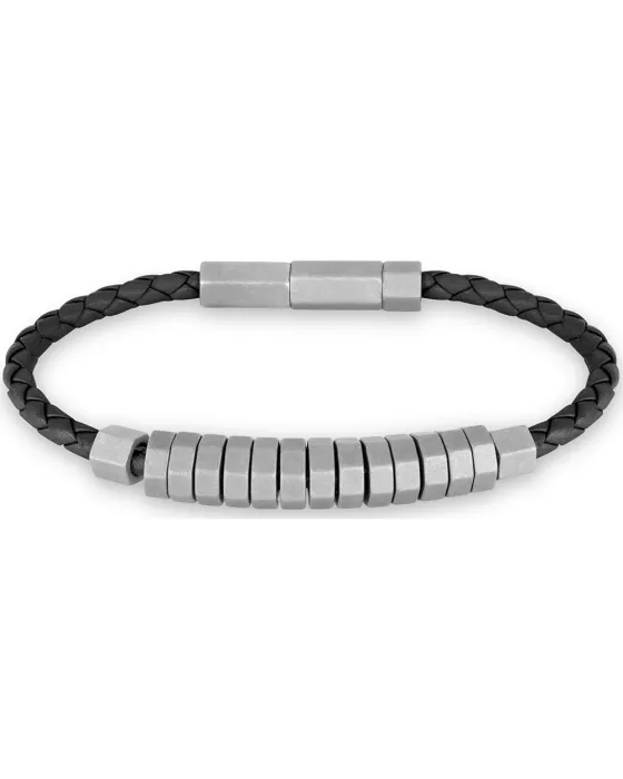Bracelets Βραχιόλι Cerruti Arena CIAGB2208301, Stainless steel, Black / Silver