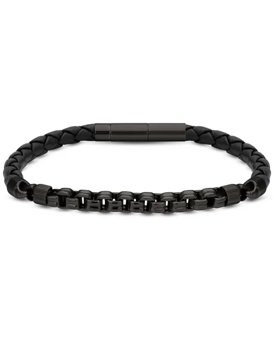 Bracelets Βραχιόλι Cerruti Walter CIAGB2211002, Stainless steel, Black