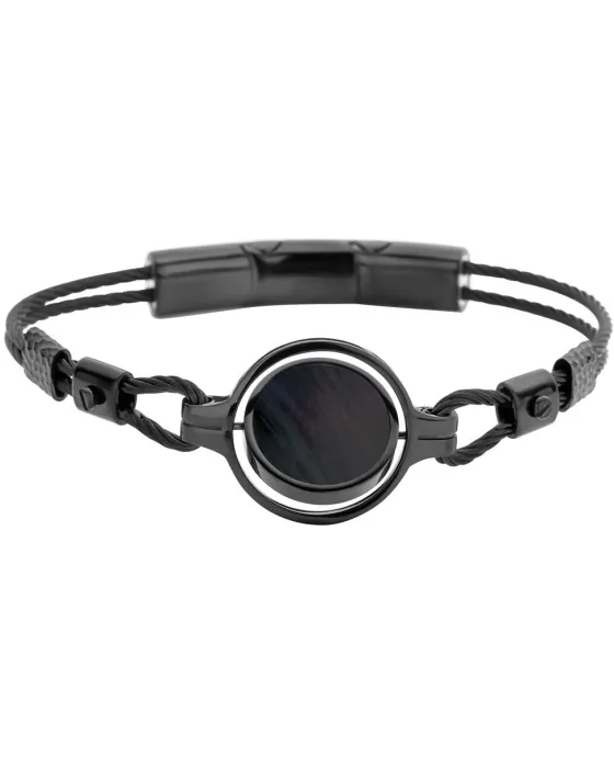 Bracelets Βραχιόλι Cerruti Voltear CIAGB2216302, Stainless steel, Black