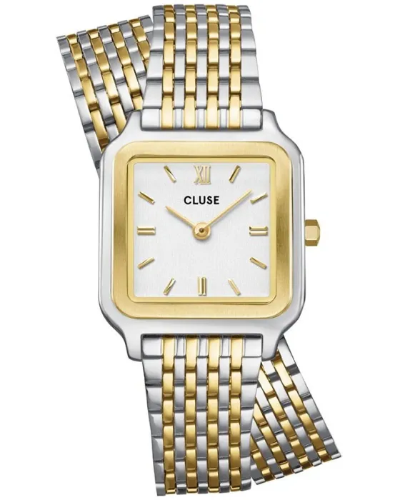 Γυναικείο ρολόι Cluse Gracieuse Petite CW11814, Λευκό καντράν, Μπρασελέ από Ανοξείδωτο ατσάλι