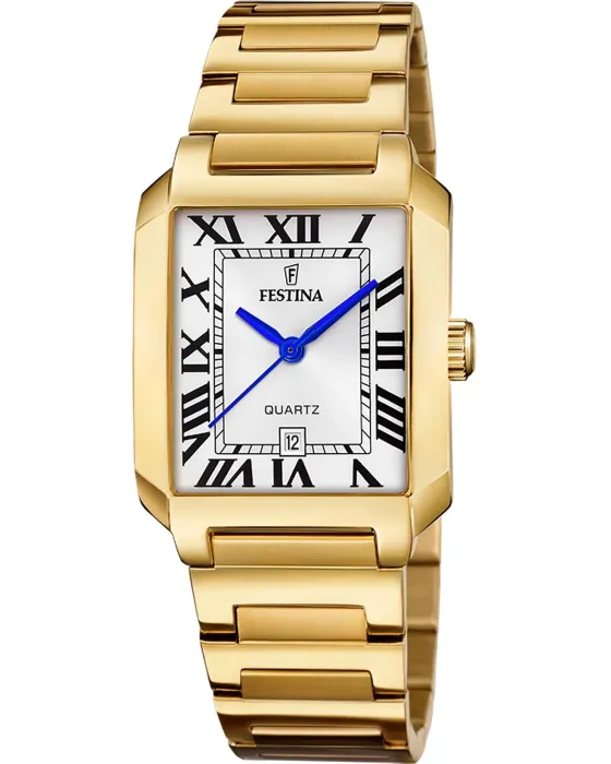 Γυναικείο ρολόι Festina Classics F20680 / 1, Ασημί καντράν, Μπρασελέ από Ανοξείδωτο ατσάλι