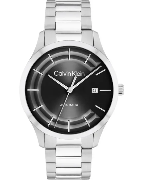 Ανδρικό / Γυναικείο ρολόι Calvin Klein Iconic 25300021, Μαύρο καντράν, Μπρασελέ από Ανοξείδωτο ατσάλι