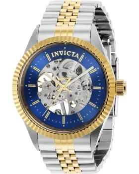 Ανδρικό ρολόι Invicta Specialty 36440, Μπλε καντράν, Μπρασελέ από Ανοξείδωτο ατσάλι