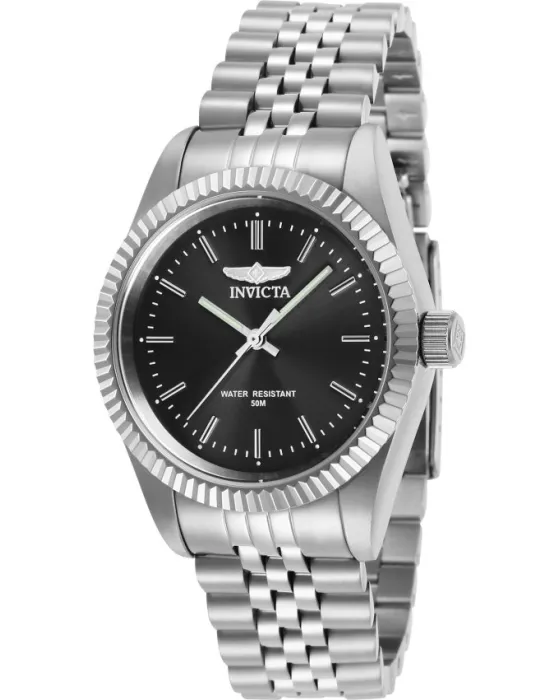Γυναικείο ρολόι Invicta Specialty 29395, Μαύρο καντράν, Μπρασελέ από Ανοξείδωτο ατσάλι