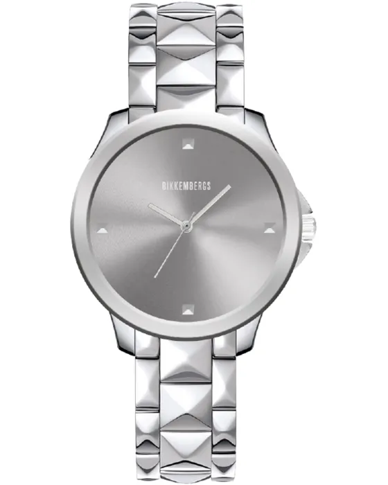 Γυναικείο ρολόι Bikkembergs Spectrum BKA69, Γκρι καντράν, Μπρασελέ από Ανοξείδωτο ατσάλι