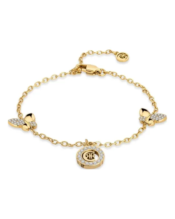 Bracelets Βραχιόλι Cerruti Butterfly CIJLB2216412, Stainless steel, Gold