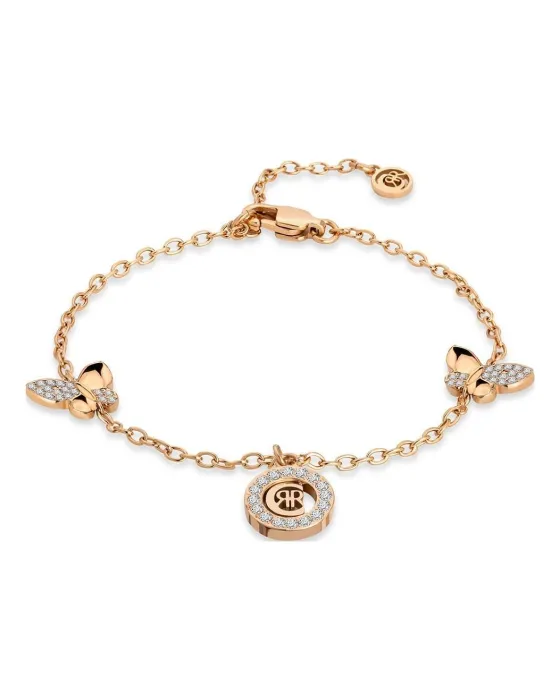 Bracelets Βραχιόλι Cerruti Butterfly CIJLB2216413, Stainless steel, Rose gold