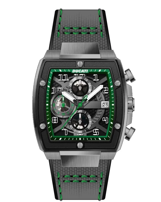 Male watch Ducati DT088 Chronograph DTWGO0001502, Grey dial, Strap in Rubber
