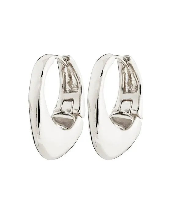 Earings Σκουλαρίκια Pilgrim Dune 102516003, Brass, Silver