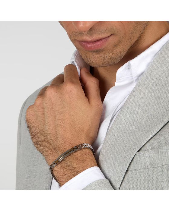 Βραχιόλι Trussardi T-Steel TJAXV02 -  Βραχιόλι Trussardi T-Steel TJAXV02 -