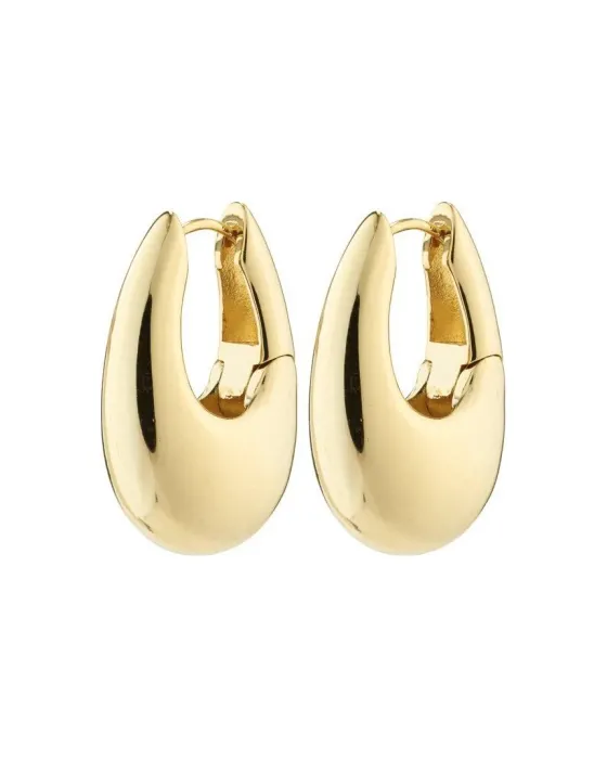 Earings Σκουλαρίκια Pilgrim Autumn 262312063, Brass, Gold