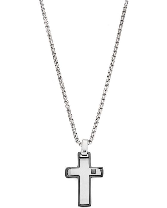 Σταυρός Selena Με Αλυσίδα SSD5584SBK