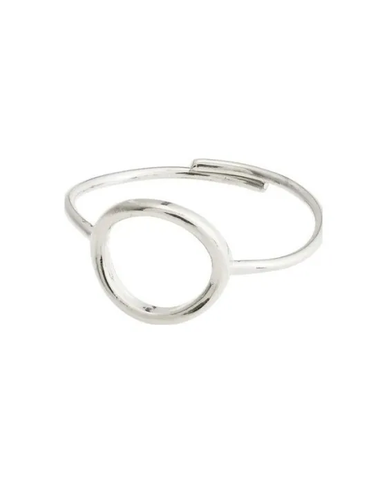 Rings Δαχτυλίδι Pilgrim Ρυθμιζόμενο Lulu 631916044, Brass, Silver