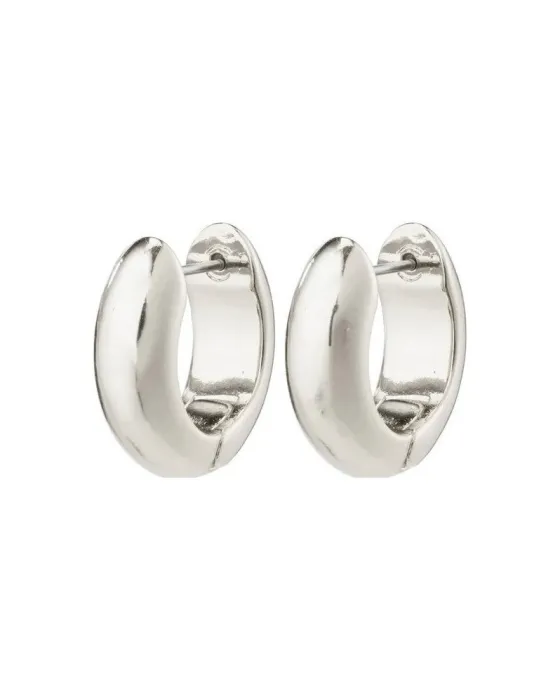 Earings Σκουλαρίκια Pilgrim Mine 672236013, Brass, Silver