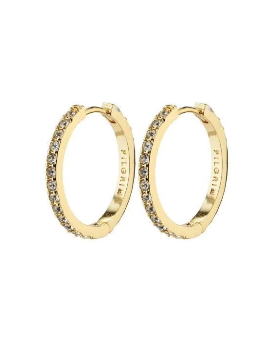 Earings Σκουλαρίκια Pilgrim Ebna 672312043, Brass, Gold