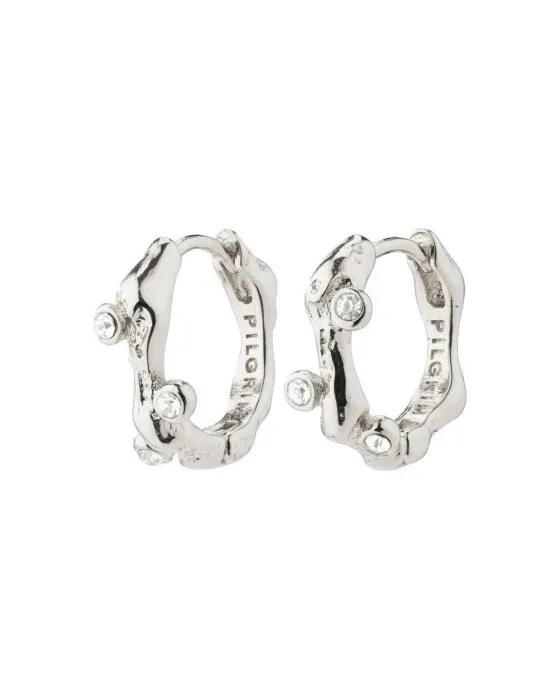 Earings Σκουλαρίκια Pilgrim Hermione 692436003, Brass, Silver