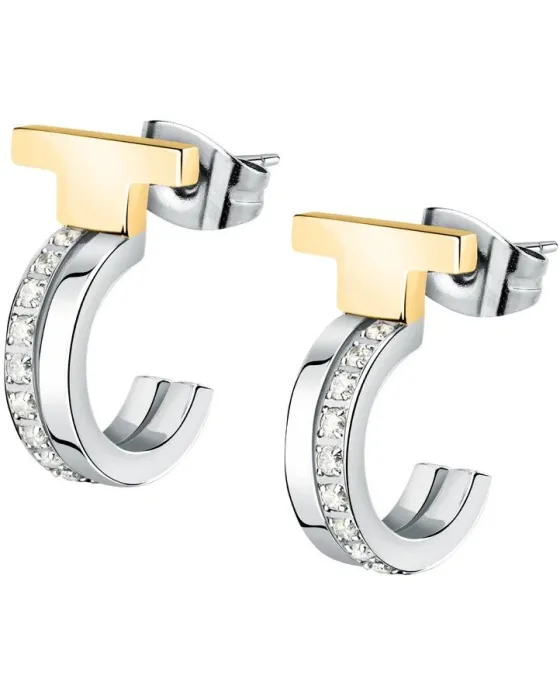 Σκουλαρίκια Trussardi T-Logo TJAXC35