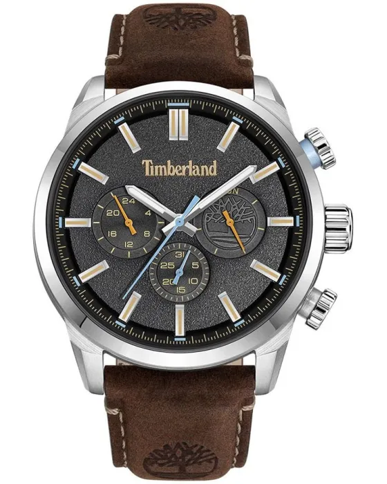 Male watch Timberland Henniker II TDWGF0028708, Black dial, Strap in Leather