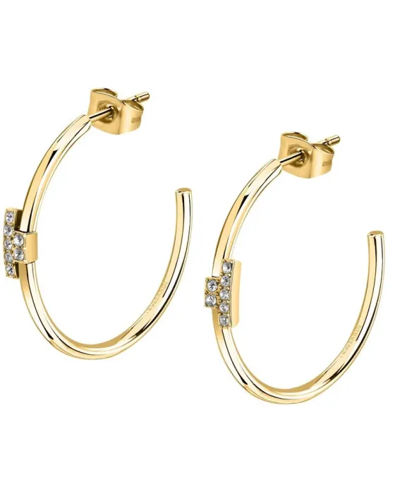 Σκουλαρίκια Trussardi T-Logo TJAXC83