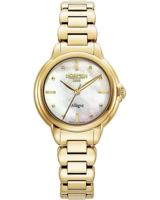 Γυναικείο ρολόι Roamer Allegra 977847-48-20-20, Φίλντισι καντράν, Μπρασελέ από Ανοξείδωτο ατσάλι