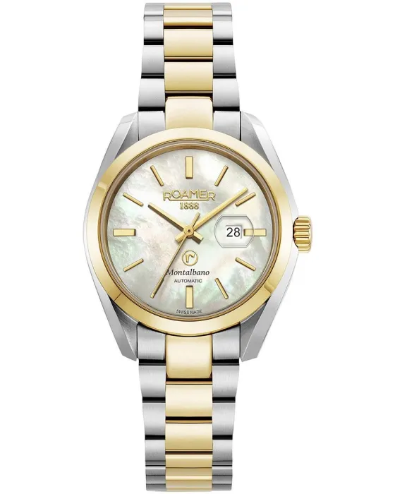 Γυναικείο ρολόι Roamer Montalbano Automatic 996990-47-20-20, Φίλντισι καντράν, Μπρασελέ από Ανοξείδωτο ατσάλι