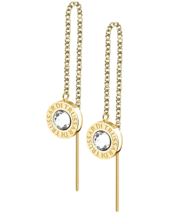 Σκουλαρίκια Trussardi T-Logo TJAXC117