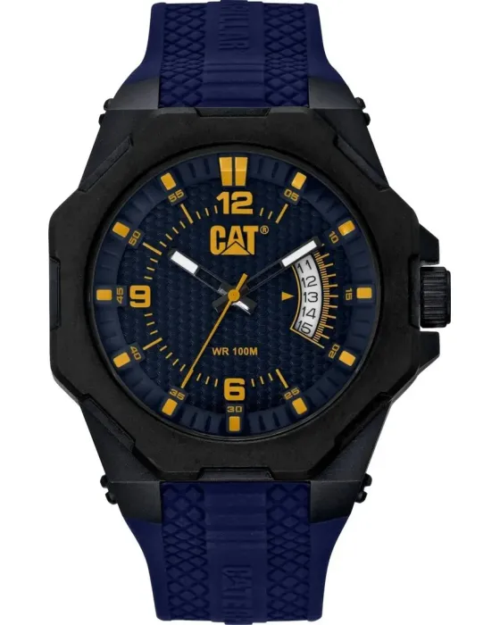 Men's watch Caterpillar Octa LM12126636, Blue dial, Strap in Rubber