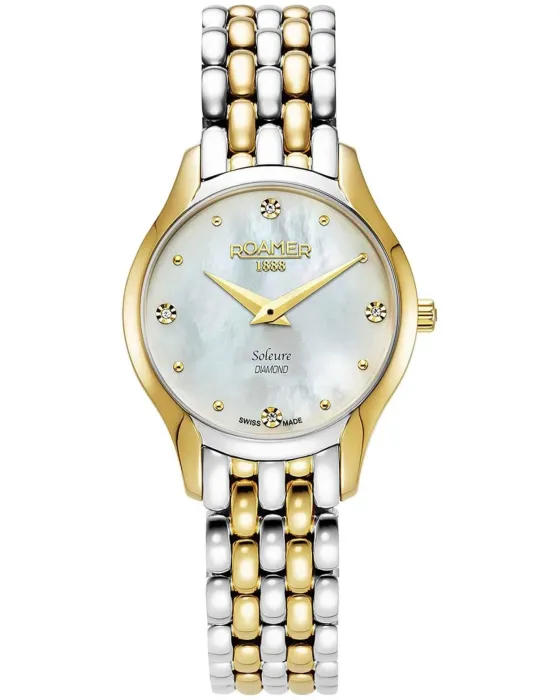 Women's watch Roamer Soleure 547857-47-25-50, Mother Of Pearl dial, Bracelet in Stainless Steel