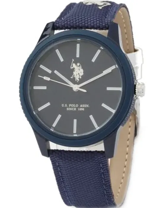 Men's watch U.S. Polo Assn. Simon USP7074WH, Blue dial, Strap in Fabric