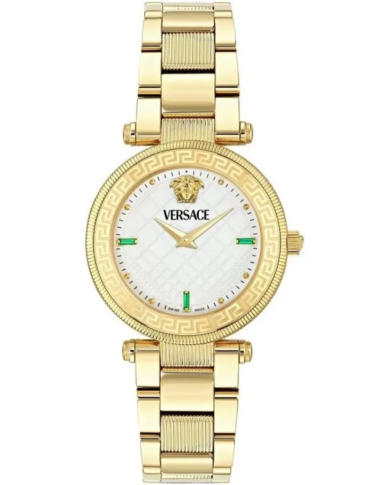 Γυναικείο ρολόι Versace Reve VE8B00824, Λευκό καντράν, Μπρασελέ από Ανοξείδωτο ατσάλι