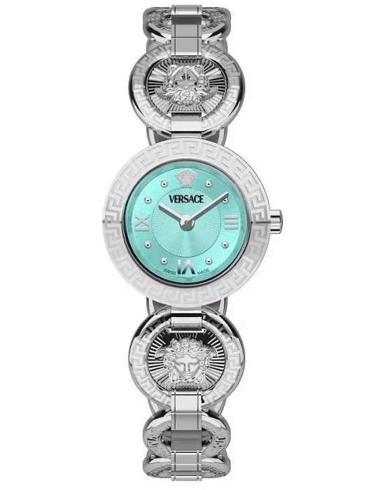 Female watch Versace Greca VEWCA0324, Light blue dial, Bracelet in Stainless Steel
