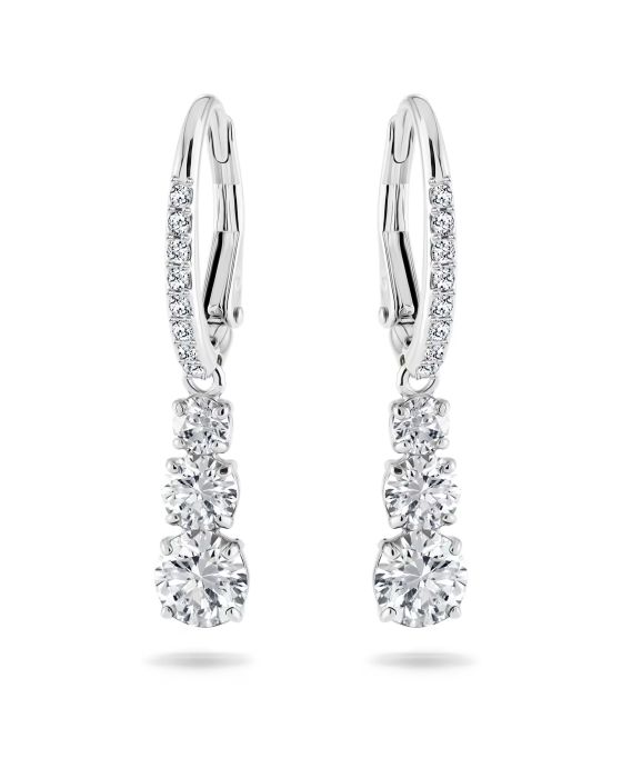 Σκουλαρίκια Swarovski Attract Trilogy Round Rhodium 5416155 Σκουλαρίκια Swarovski Attract Trilogy Round Rhodium 5416155