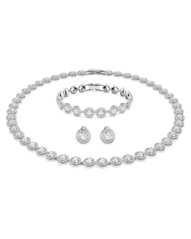 Σετ Κολιέ, Σκουλαρίκια & Βραχιόλι Swarovski Una Angelic 5367853