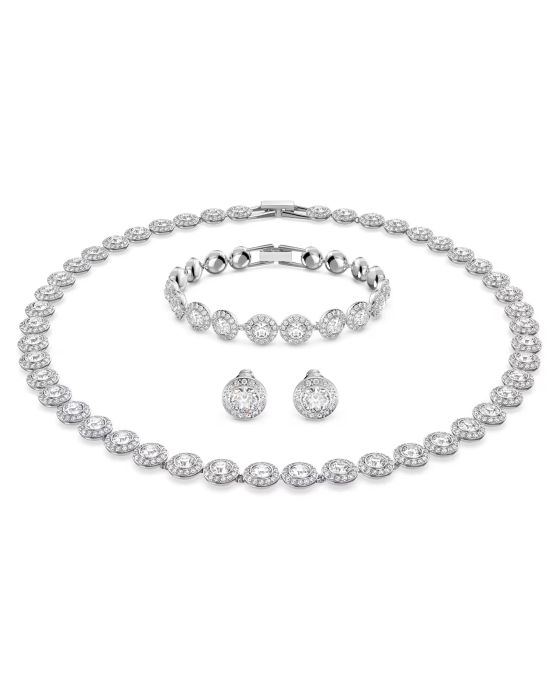 Σετ Κολιέ, Σκουλαρίκια & Βραχιόλι Swarovski Una Angelic 5367853