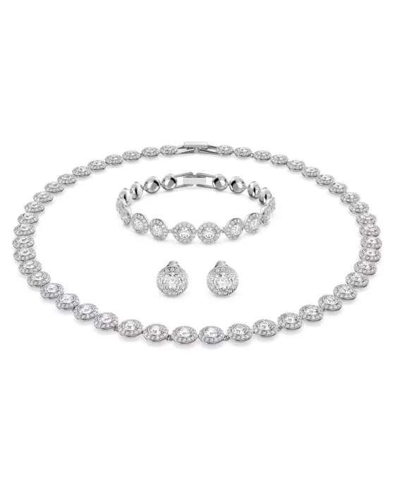 Σετ Κολιέ, Σκουλαρίκια & Βραχιόλι Swarovski Una Angelic 5367853