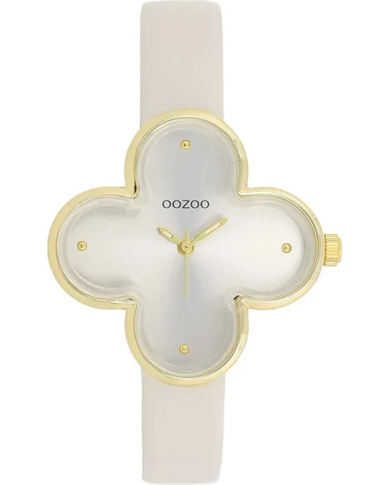 Women's watch Oozoo Timepieces C11521, Silver dial, Strap in Leather