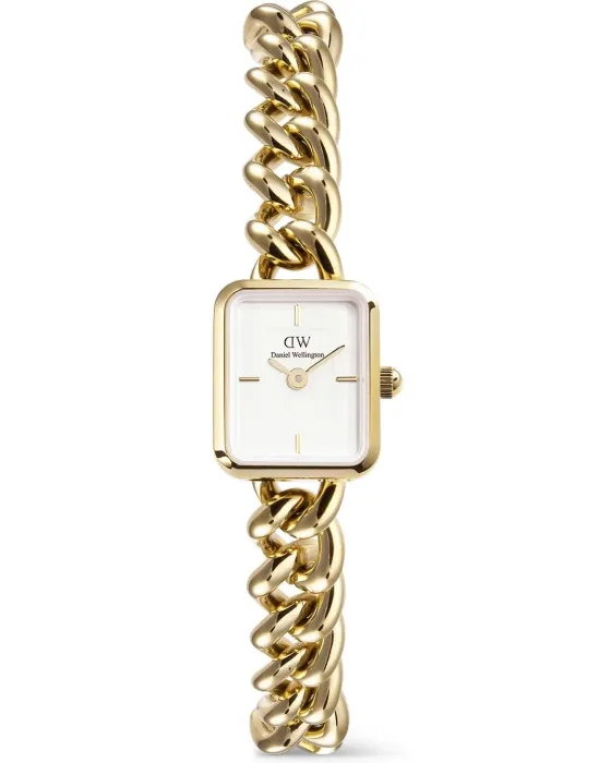 Women's watch Daniel Wellington Jolie Chain DW00100836, White dial, Bracelet in Stainless Steel