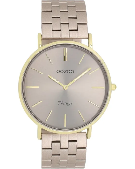 Women's / Men's watch Oozoo Vintage C20404, Brown dial, Bracelet in Stainless Steel