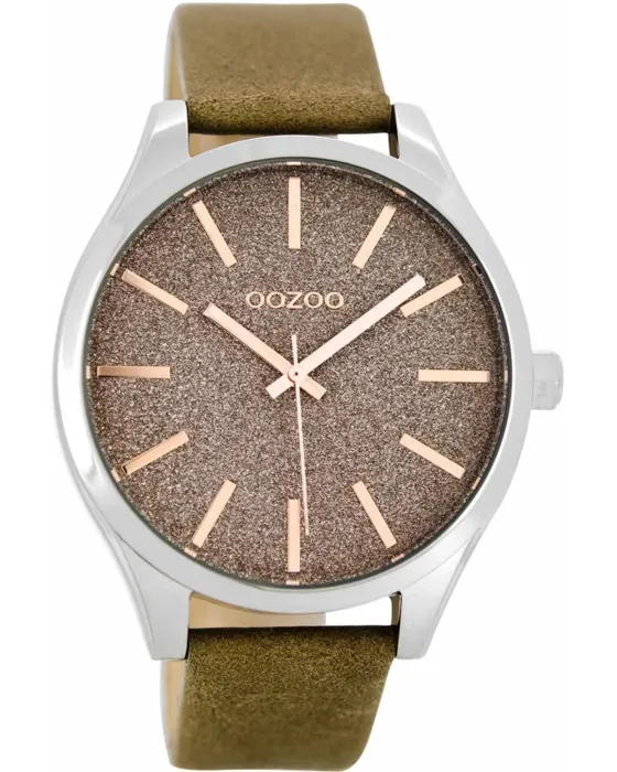 Women's watch Oozoo Timepieces C8623, Brown dial, Strap in Leather