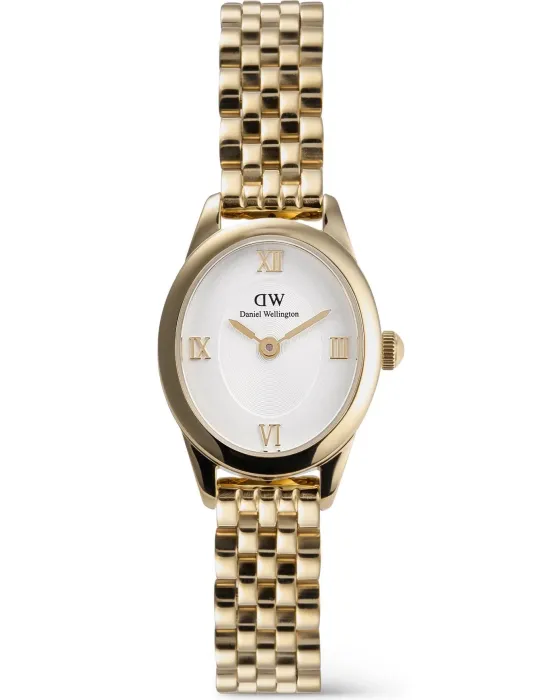 Female watch Daniel Wellington Ophelia Mini DW00100803, White dial, Bracelet in Stainless Steel