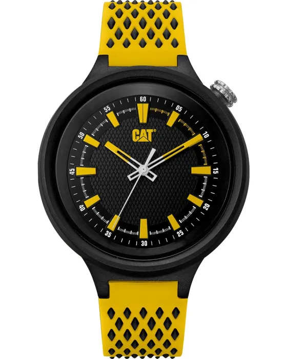 Men's watch Caterpillar Diamond LL11127117, Black dial, Strap in Rubber