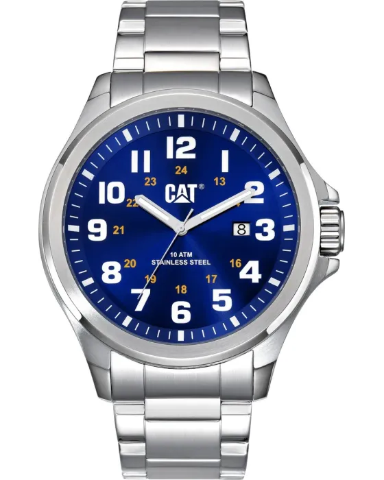 Men's watch Caterpillar Operator PU14111617, Blue dial, Bracelet in Stainless Steel