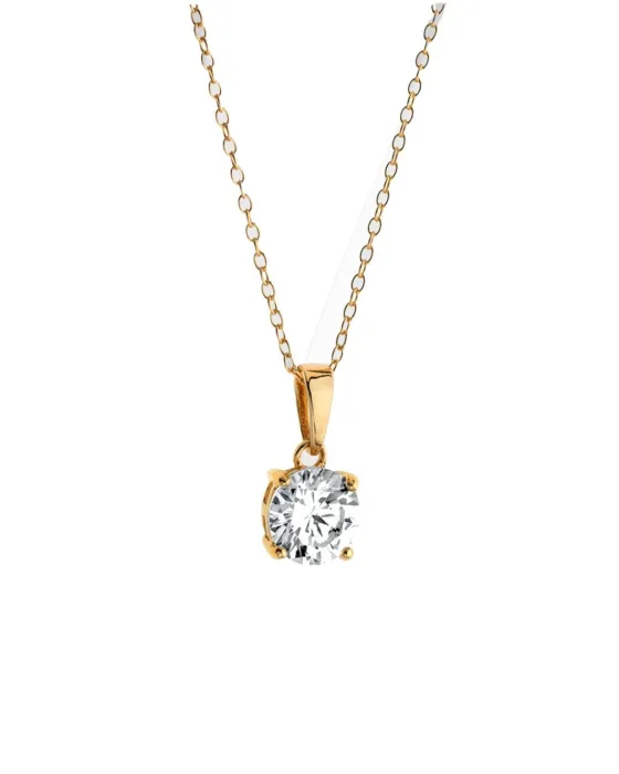 Vogue Necklace Silver 925 20170554401, Silver 925, Gold