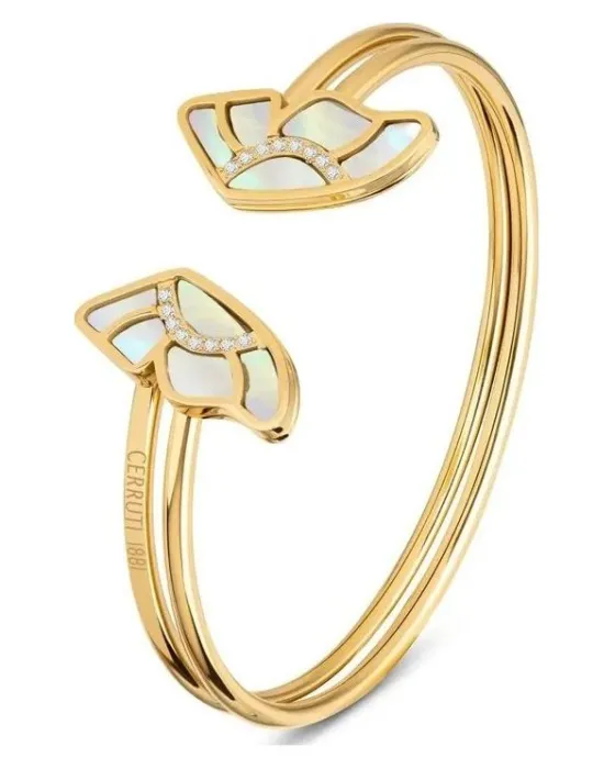 Cerruti Butterfly Bracelet CIJLG2216305, Stainless steel, Gold