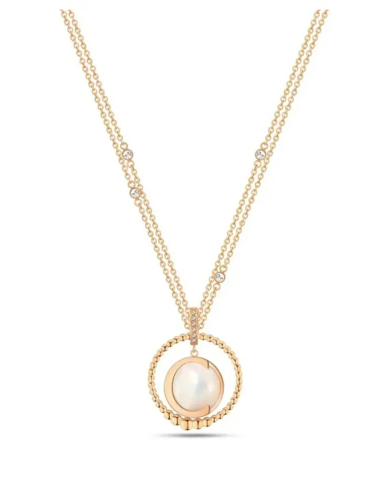 Earings Κολιέ Cerruti Eclipse CIJLN2223803, Stainless steel, Rose gold