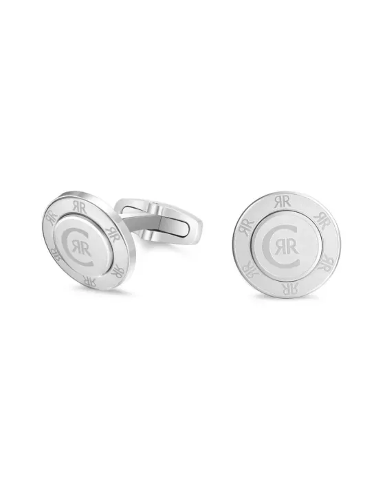 Cufflinks Μανικετόκουμπα Cerruti Fausto CIAGC0013801, Stainless steel, Silver