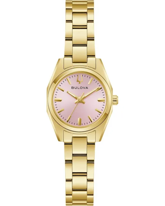 Women's watch Bulova Surveyor 97L187, Pink dial, Bracelet in Stainless Steel