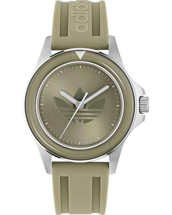 Women's / Men's watch Adidas Originals Expression One AOFH24509, Beige dial, Strap in Silicone