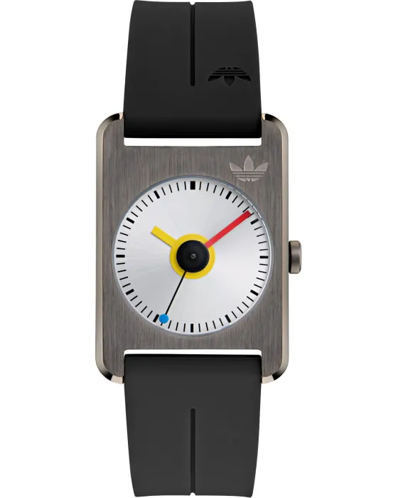 Women's watch Adidas Originals Retro Pop One AOST24082, White dial, Strap in Rubber
